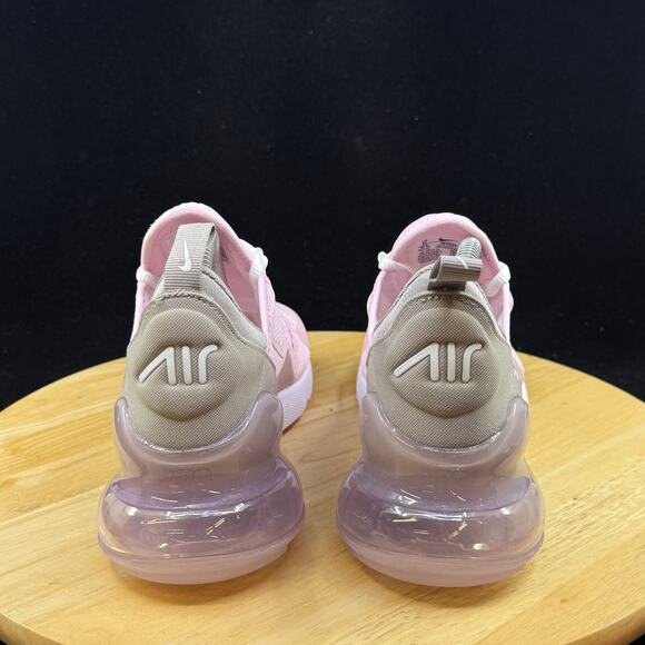 NIKE AIR MAX 270 'PINK FOAM COLLEGE GREY PLATINUM VIOL IB4435-663 Size 7y/ 8.5 W - Picture 6 of 10